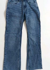 Blue Denim Flare bootcut straight Jeans