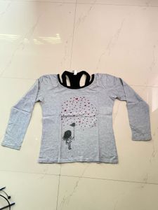 Grey Heart Print Racerback Tank Top