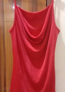 Stylish Red Spaghetti Strap Top
