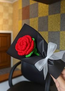 Handmade Crochet Rose Flowers for one piece
