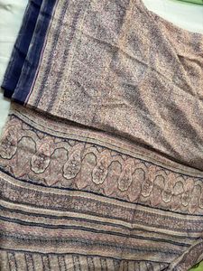 Silk Vintage Print Saree