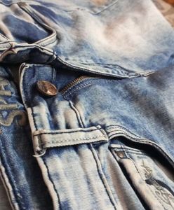 Vintage Wash Denim Jeans