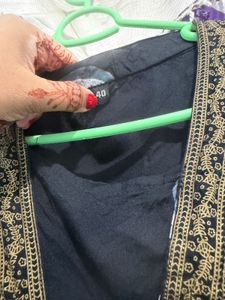 Black Tie-Dye Kurta