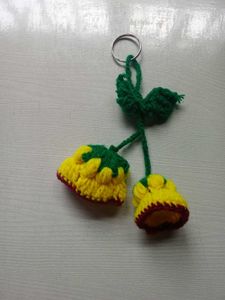 Handmade Evil Eye Keychain Set