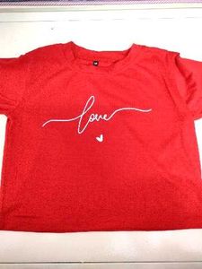 Red "Love" Graphic Sweatshirt