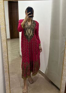 Bright Magenta Pink Salwar Kameez