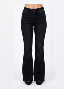 Black Flare Leg Jeans