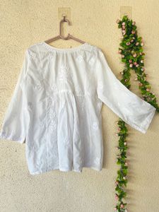 Chikankari Kurta - Elegant White