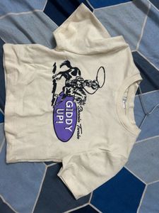 Shania Twain 'Giddy Up!' Crop Tee