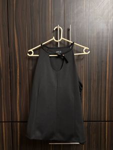 Stylish Black Halter Neck Top