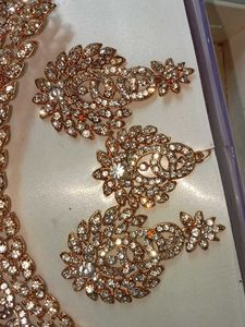 Elegant Rhinestone &amp; Gold-tone Jewelry Set