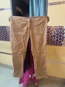 Classic Tan Straight Leg Trousers