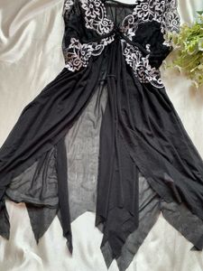 Black  Sleepwear Slip