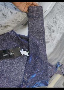 Sparkling One-Shoulder Mini Dress