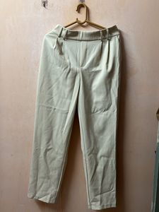 Stylish Beige Cropped Pants