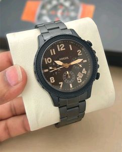 Fossil* : Black tone markers* Strap: MENS WATCH