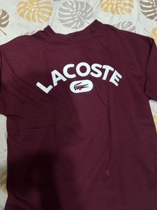 Lacoste Burgundy T-Shirt