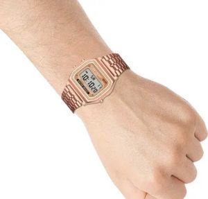 Retro Digital Rose Gold Watch