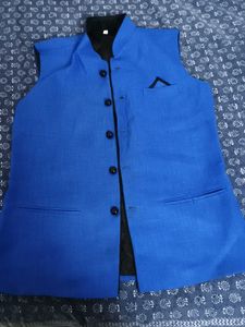 Men's Blue Nehru Jacket