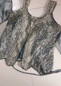 DESIGNER heavywork plazzo set🤍 final price drop
