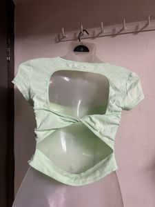 Light Green Corset Style Top