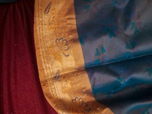 price drop vintage   50. years old silk teal