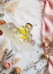 🆕Elegant Gold Flower Hair Claw Clip