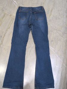 Women's Blue Flared Jeans