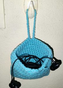 Handmade Crochet Earphone Holder