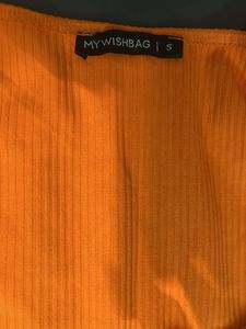mywishbag orange top