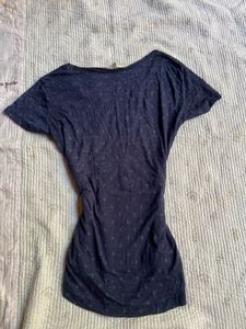 y2k Navy Sequin "94" T-Shirt