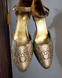 Khadims Mesh Sparkle Mules
