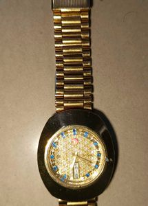 Rado diastar 1stcopy Vintage Gold Watch with Blue