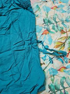 Leaf Print Suit Set