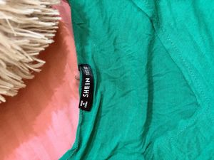 Green Shein Tunic Top