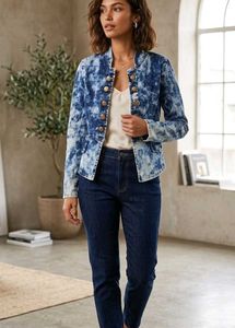 Unique Blue Wash Denim Jacket