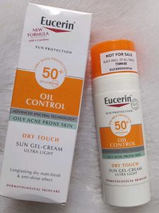Eucerin Oil Control Sun Gel-Cream SPF 50+♥️💕