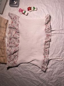 Floral Crop Top one size