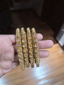🎉Today only🎉Gold Tone Embellished kadhas