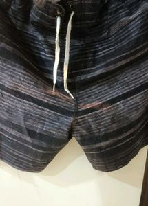 Men's Striped Swim Shorts