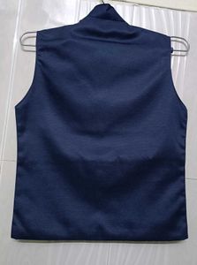Classic Navy Blue Nehru Jacket