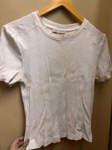 Zara Ribbed Knit Top