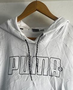Puma White Hoodie