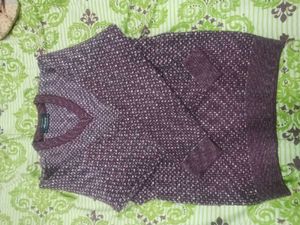 Cozy Purple Knit Sweater