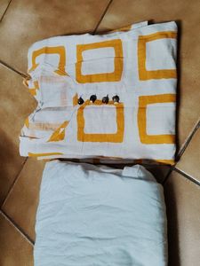 White Salwar And Kurti