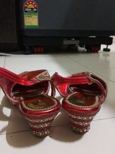 Embellished Red Heels