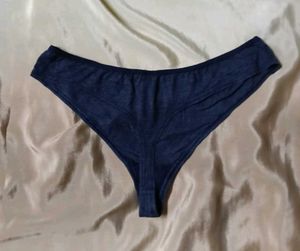 Navy Blue Thong Briefs