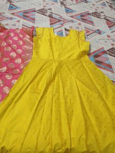 Beautiful Yellow Lehenga Choli Set