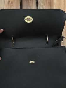 Classic Black Shoulder Bag