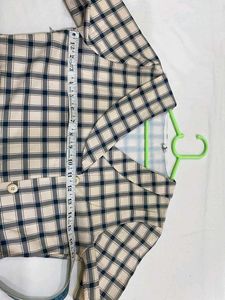 Vintage Plaid Button-Up Midi Dress